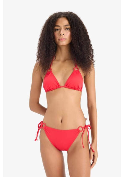 Defacto Regular Fit Üçgen Bikini Üstü-fall İn Love E0137ax25smrd197 Kırmızı