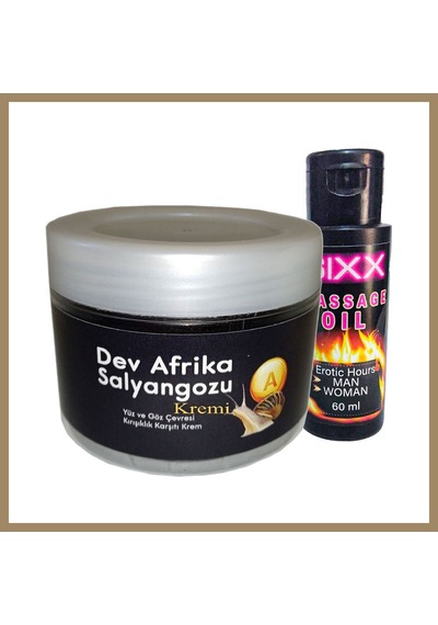 Bezos Bonie Giant Ksıxx:26 Afrikasalyangozu Kremi Yaşlanma Kàrşıtı Dev Salyangoz 100ml + 60 Ml Sıxx Masaj Yağı 22