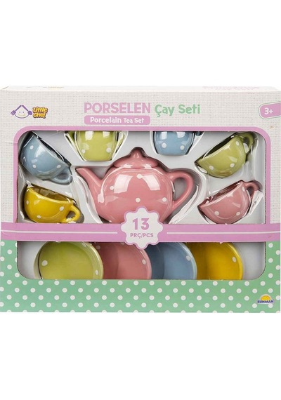 1501 Porselen Çay Seti 13 Parça  -Sunman