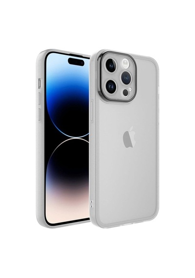 Apple Uyumlu iPhone 14 Pro Kılıf Kamera Korumalı Transparan Zore Post Kapak Renksiz