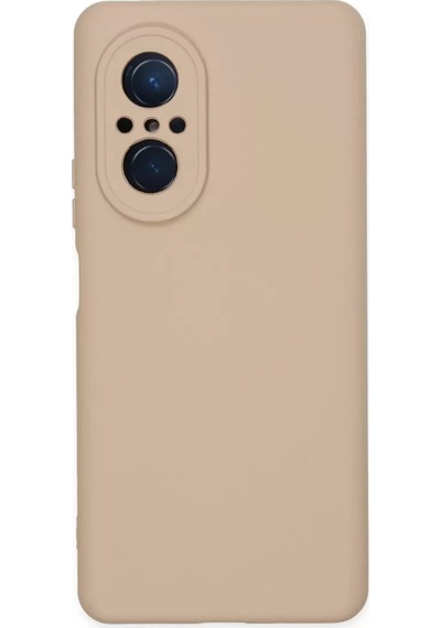 Newface Huawei Nova 9 Se Kılıf Nano İçi Kadife Silikon - Pudra