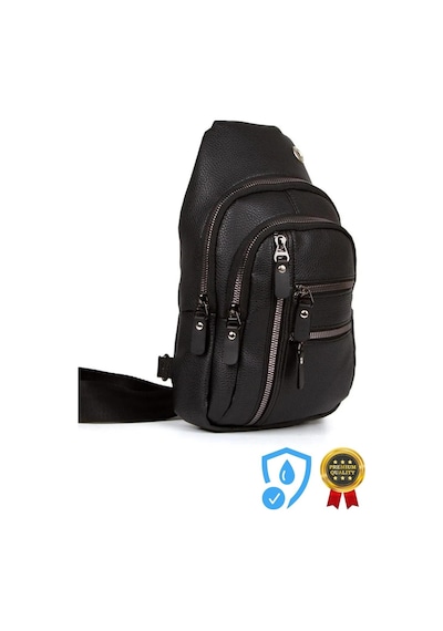 Adelina Bags Unisex Siyah Werner Göğüs Ve Omuz Çantası Çapraz Askılı Body Bag