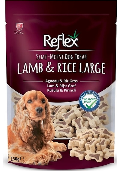 Reflex Lamb Rice Large Kuzulu Yumuşak Köpek Ödül Maması 150 G
