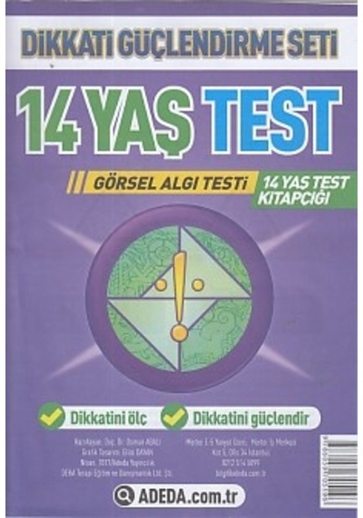 Dikkati Güçlendirme Seti 14 Yaş Test