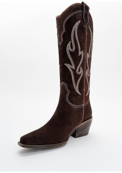 Luvishoes Luvi Shoes Pietro Kahverengi Hakiki Deri Süet Kadın Western Çizme Kahve Süet Luvishoes Luvi Shoes Pietro Kahverengi Hakiki Deri Süet Kadın Western Çizme Kahve Süet
