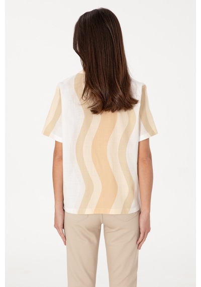 U.s. Polo Assn. Kadın Camel Gömlek Kısa Kollu 50305878-vr015 CAMEL