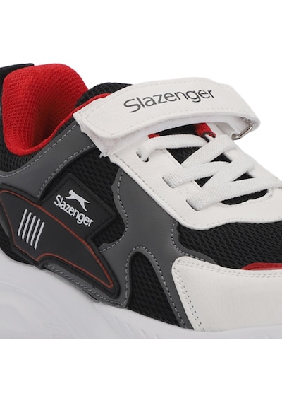 Slazenger KEMBA Çocuk Cırt Cırtlı Beyaz / Siyah Günlük Spor Ayakkabısı