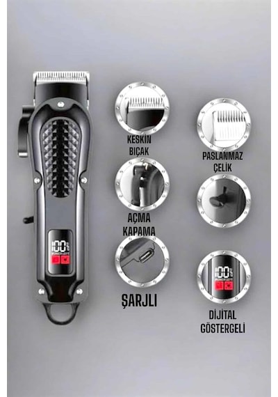 Tıraş - 900 - Makinesi Tnabilir Özel Kesim Paslanmaz - Muratech - Çelik Bıçaklı Diğer