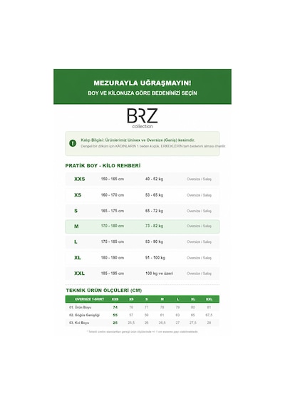 Brz Collectıon Brz Collection Unisex Oversize Dry Martini T-shirt Beyaz