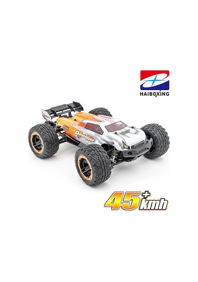 Haıboxıng 1/16th Scale 4wd Brushless Truck Uzaktan Kumandalı Araba Rtr Turuncu + 1500 Mah 7.4v 2s 30c Lipo Batarya