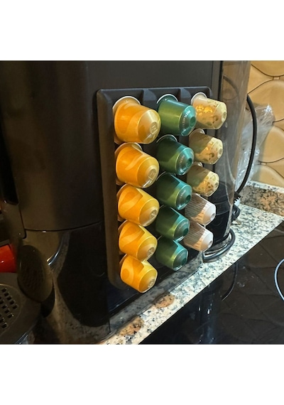 Nespresso Kapsül Kahve Tutucu Standı 3dbaskı - Siyah