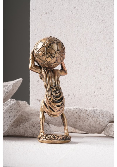 Atlas Heykel 18 Cm Dekoratif Obje Biblo