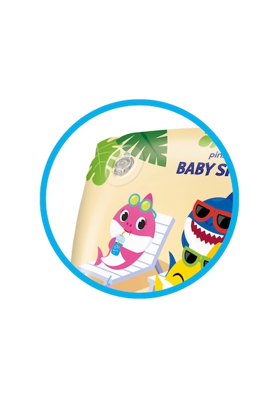 Mondo 16933 Baby Shark Kolluk 23 Cm, Su Sporları, Plaj Malzemesi, Şişme Ürün, Yüzme Aksesuarı, Kamp, Dalış, Güvenlik