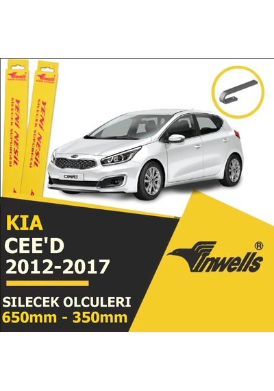 Inwells Kia Ceed 2012 - 2017 Ön Muz Silecek Takımı