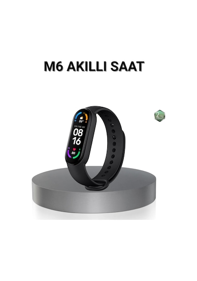 Akıllı Bileklik Kalp Atış, Uyku Ve Adım Takibi, Ip67 Su Geçirmez Siyah