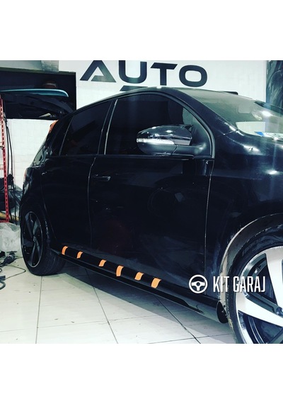 Kit Garaj Volkswagen Golf 6 Rieger Yan Marşpiyel Çift Plastik Boyasız