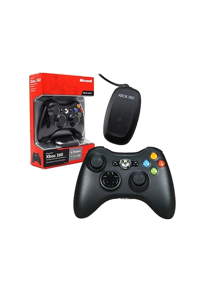 Microsoft Pc & Xbox360 Wireless Gamepad Joystick Jr9-00010