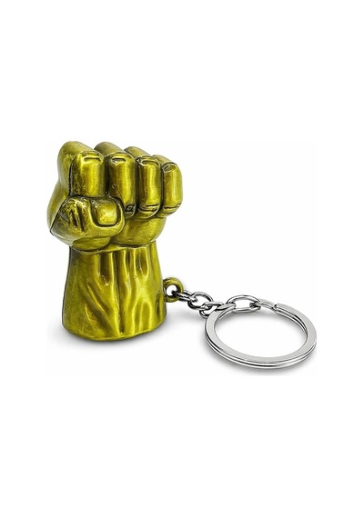 Marvel Avengers Hulk Yumruğu Metal Anahtarlık Alk5672 Altın