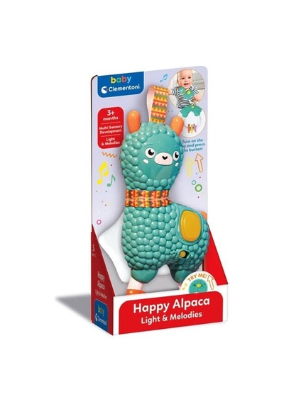17505 Baby Clementoni - İnteraktif Lama Oyuncak Çok Renkli