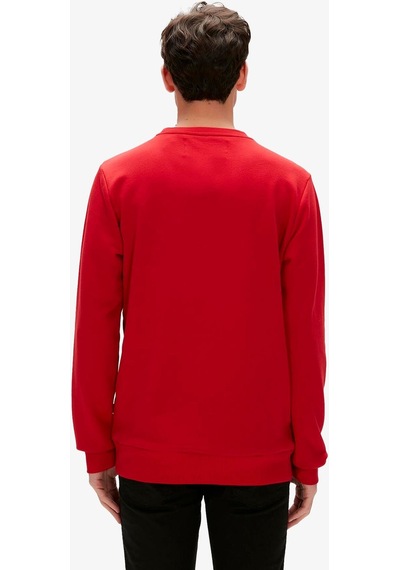 Bad Bear Rebel Crewneck Erkek Kırmızı Sweatshirt 23.02.12.019-c54 Kırmızı