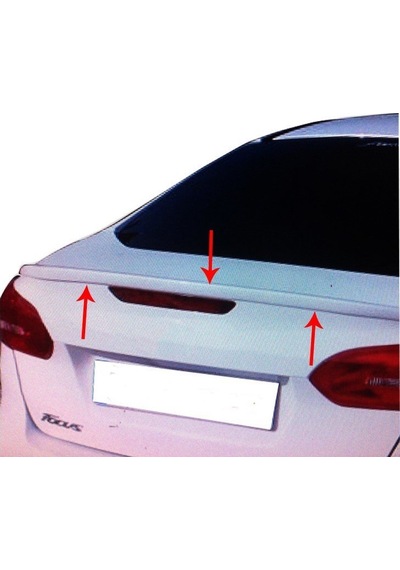 Ford Focus 3 SD Spoiler Bagaj Gt (Facelift) Fiber 2014 ve Sonrası