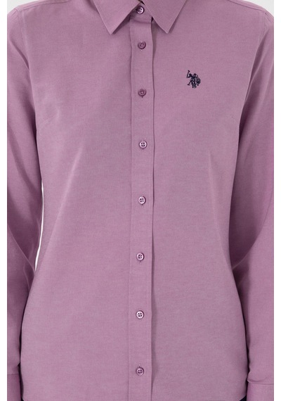 U.s. Polo Assn. Kadın Menekşe Gömlek Basic 50307726-vr037 Menekse U.s. Polo Assn. Kadın Menekşe Gömlek Basic 50307726-vr037 Menekse