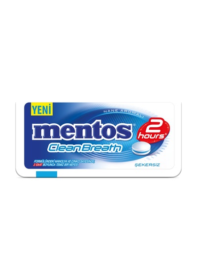 Mentos 2H Clean Breath Nane Plastik Kutu