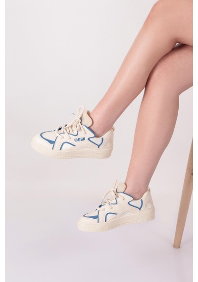 Dgn B10750 Kadin Sneakers Ayakkabi Mavi