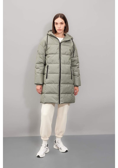 DeFacto Regular Fit Kapüşonlu Fermuarlı Cepli Parka D5953AX24WNKH439 Haki DeFacto Regular Fit Kapüşonlu Fermuarlı Cepli Parka D5953AX24WNKH439 Haki