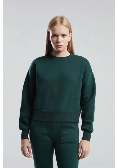 Kadın Yeşil Sweatshirt Yeşil