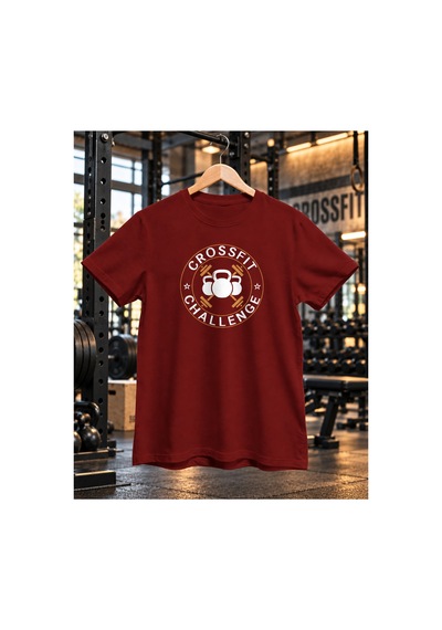 Segungear Cfchallenge Erkek Regular Fit Baskılı Spor Tişört Bordo - 933732777 Bordo