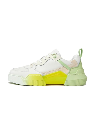 Calvin Klein Chunky Cupsole 2.0 L, 0ıe Beyaz Kadın Spor Ayakkabı