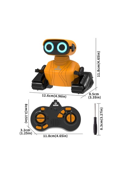 Remoking Rc Robot Çocuk Oyuncağı, Ses Ve Işıklı Uzaktan Kumandalı Robot Akıllı Oyuncaklar Kod 003673