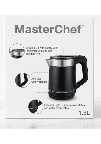 Masterchef  1500 W Çelik Su Isıtıcı Kettle