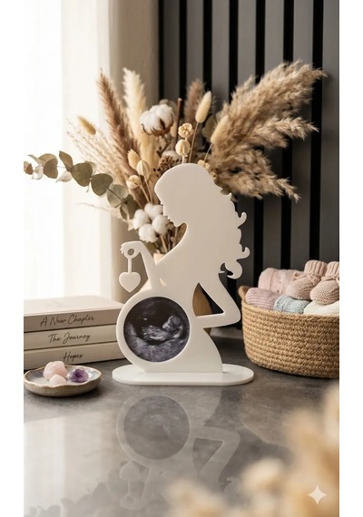 Home Hamile Anne Silüetli Fotoğraf Çerçevesi En Özel İlk Tanışma 1