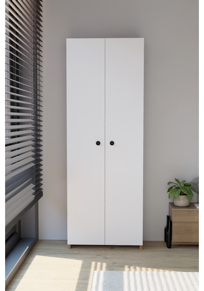 Alpaevmobilya 150 Cm 2 Kapaklı 5 Raflı Geniş Çok Amaçlı Yatak Odası Kıyafet Dolabı Düzenleyici Ve Organizer Beyaz - Atlantik Çam Alpaevmobilya 150 Cm 2 Kapaklı 5 Raflı Geniş Çok Amaçlı Yatak Odası Kıyafet Dolabı Düzenleyici Ve Organizer Beyaz - Atlantik Çam