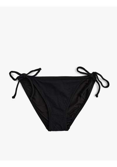 Koton Astarlı Yanları İpli Bikini Altı Siyah 5sak00012mm Siyah