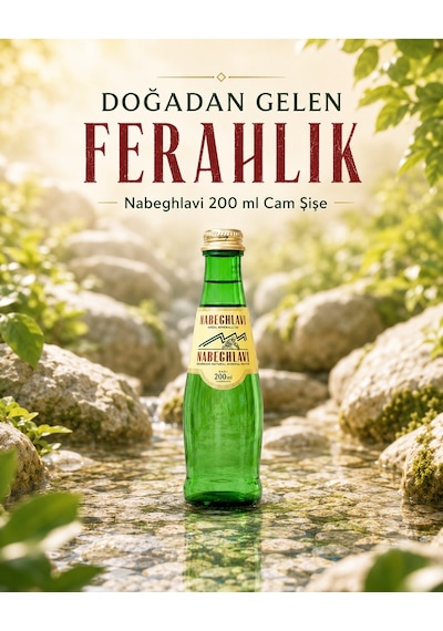 Nabeghlavi Doğal Mineralli Su Cam Şişe 6 x 200 ML