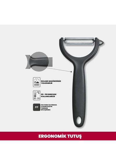 Soyacak Sebze Meyve Patates Domates Soyacak Soyacağı Doğrayıcı 316l Paslanmaz Çelik Bıçak Gri Diğer