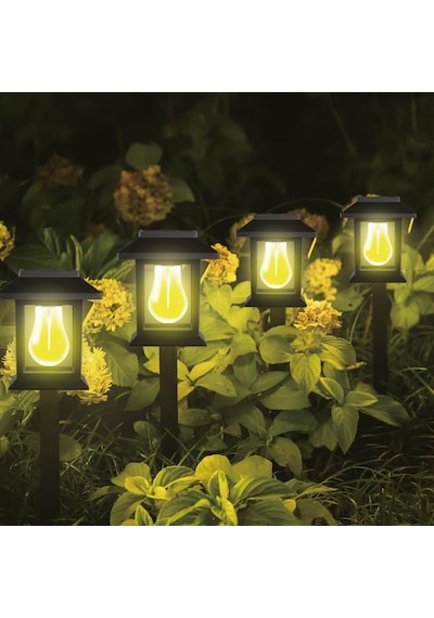 Panther Pt-b115 Solar Led Bahçe Lambası Işık Sensörlü Saplamalı Dış Mekan Aydınlataması - Kazık Tipi