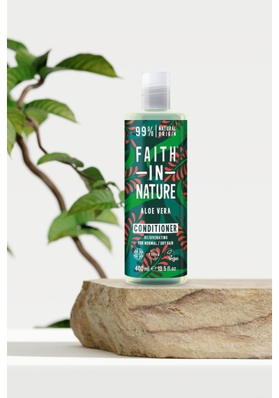 Faith in Nature %99 Doğal Yenileyici Aloe Vera Normal & Kuruya Dönük Saçlar İçin Saç Bakım Kremi 400 ML