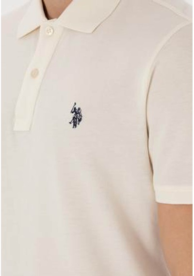 U.s. Polo Assn. Gtp04ıy025 Erkek Polo Yaka T-shirt 2084151 Krem U.s. Polo Assn. Gtp04ıy025 Erkek Polo Yaka T-shirt 2084151 Krem
