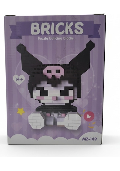 Sanrio Kuromi Mikro Blok Lego Seti - Kendin Yap Figür Oyuncak - Hediye Kutulu Koleksiyon Serisi