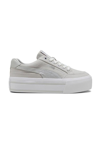 Puma Cortclassicvulcfsplatformwns 402329 03 Kadın Sneaker Ayakkabı Gri Gümüş 36-40