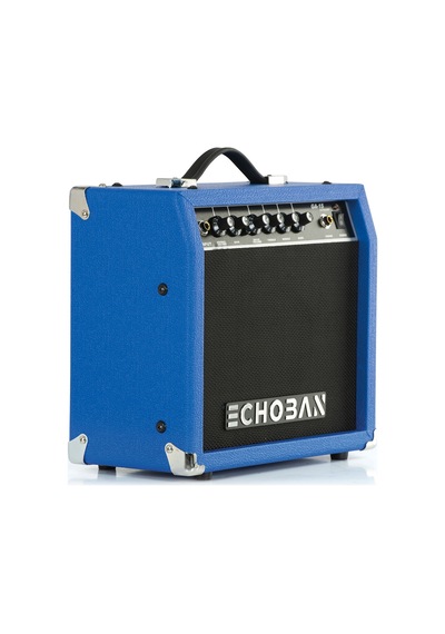 Echoban Ga15 15 Watt Mavi Gitar Amfisi