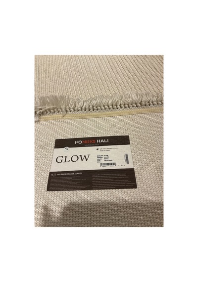 Glow 31049a 160x230 Beyaz Halı