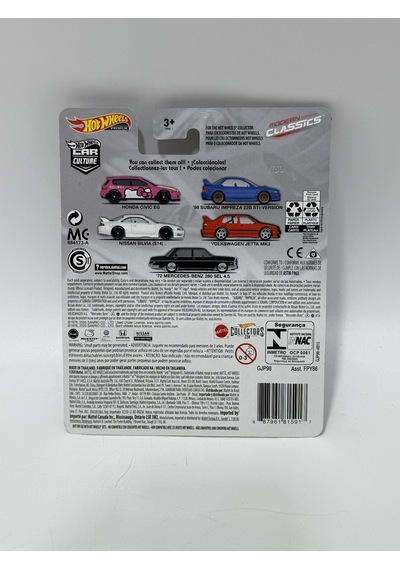Hot Wheels Premium Car Culture Volkswagen Jetta Mk3 Kırmızı