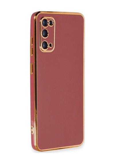 Samsung Galaxy Uyumlu S20 Kılıf Volet Silikon - Kırmızı Bzsxx00 1