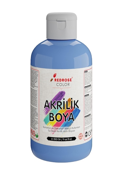 Açık Mavi Akrilik Boya 250gr