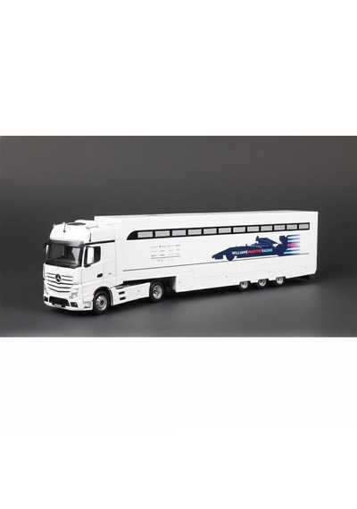 1:43 Ölçek 2016 Mercedes Benz Actros Team Williams Martini Racing Diecast Metal Minyatür Model Araba 40cm